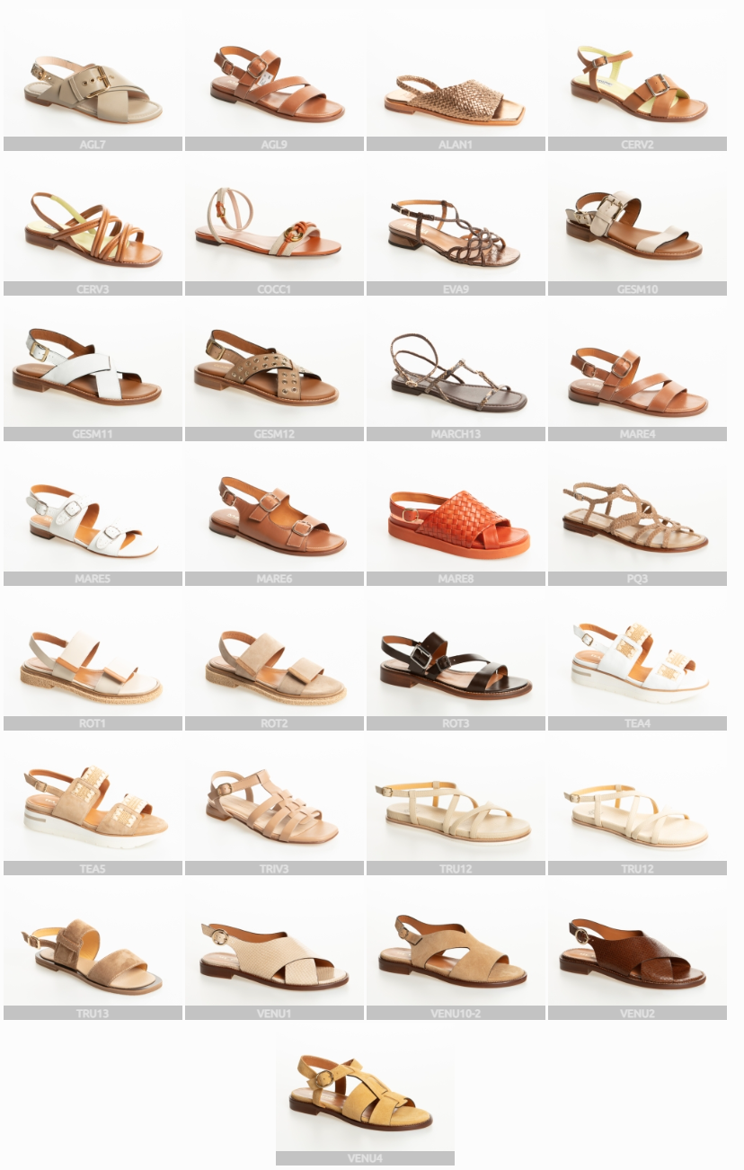 Sandaal plat — Casandra Schoenen collectie